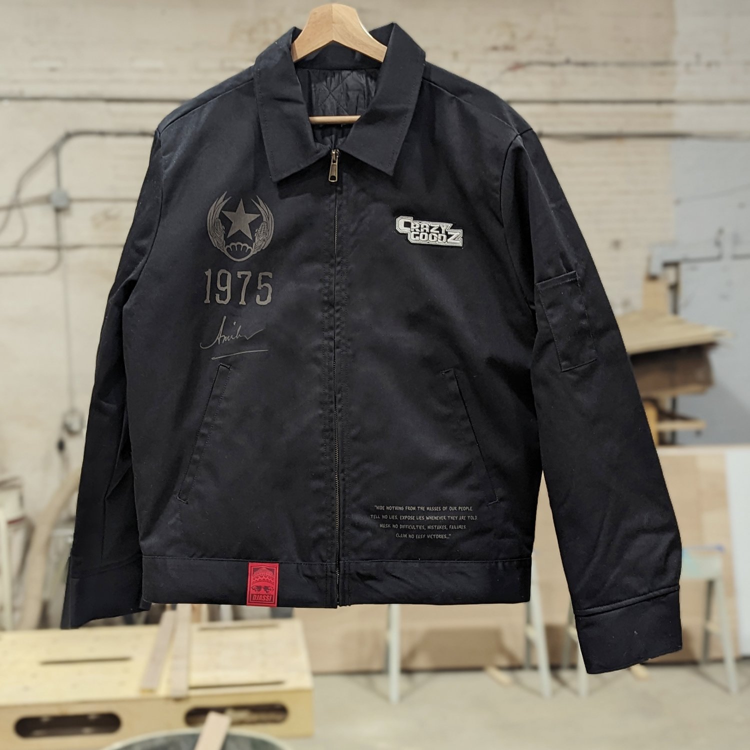Djassi Mechanic Jacket Black ( Pre-Order) | Crazygoodz Djassi Mechanic Jacket Black ( Pre-Order) | Crazygoodz